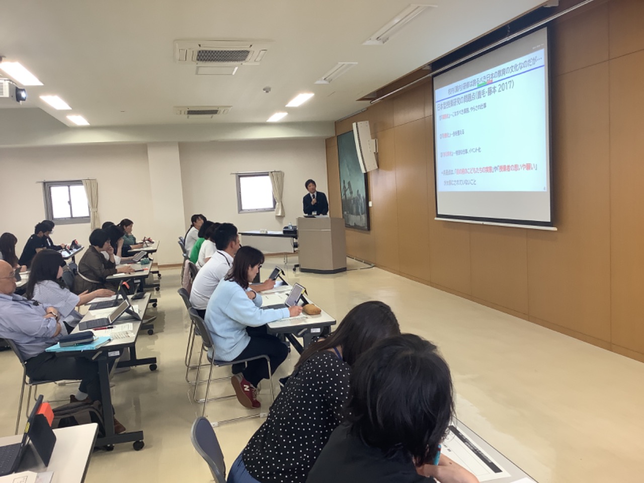 令和7年度第1回「研究主任」及び第1回「指導教諭研修」を開催しました（一部合同開催）